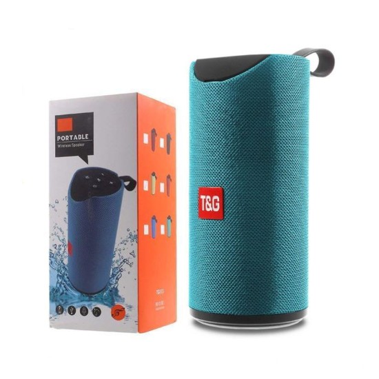 T&G PORTABLE SPEAKER TG-113 AUX/USB/MEMORY CARD 3D 10W GREEN